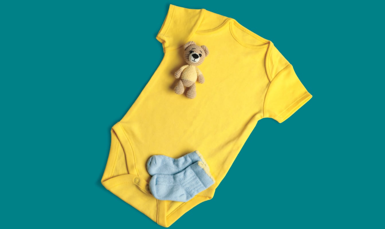 Baby clothes and toys
