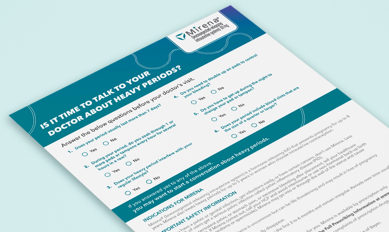 Downloadable HMB Questionnaire document on teal background